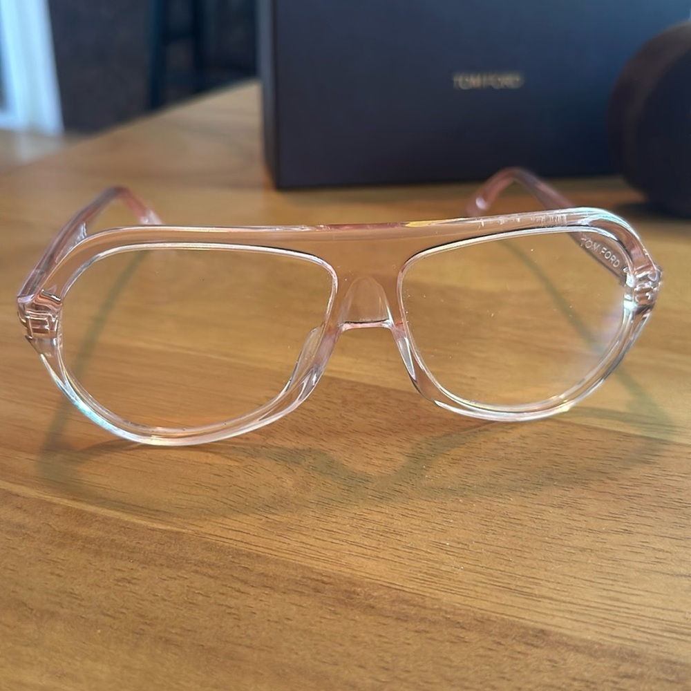 Tom Ford rose quartz aviator sunglasses